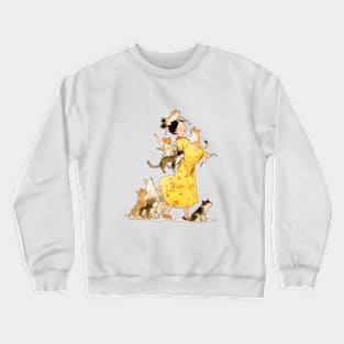 Cat Woman 01 Crewneck Sweatshirt